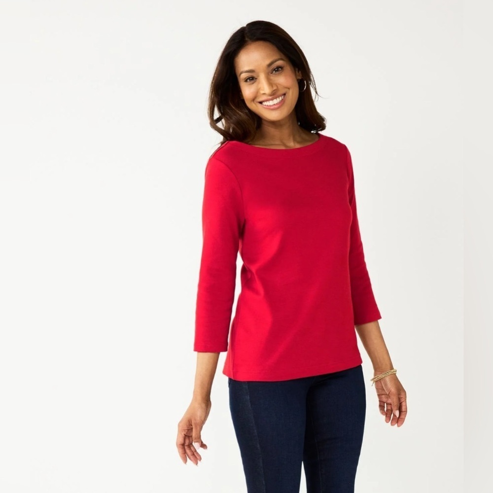 EUC Croft & Barrow® Boatneck Top